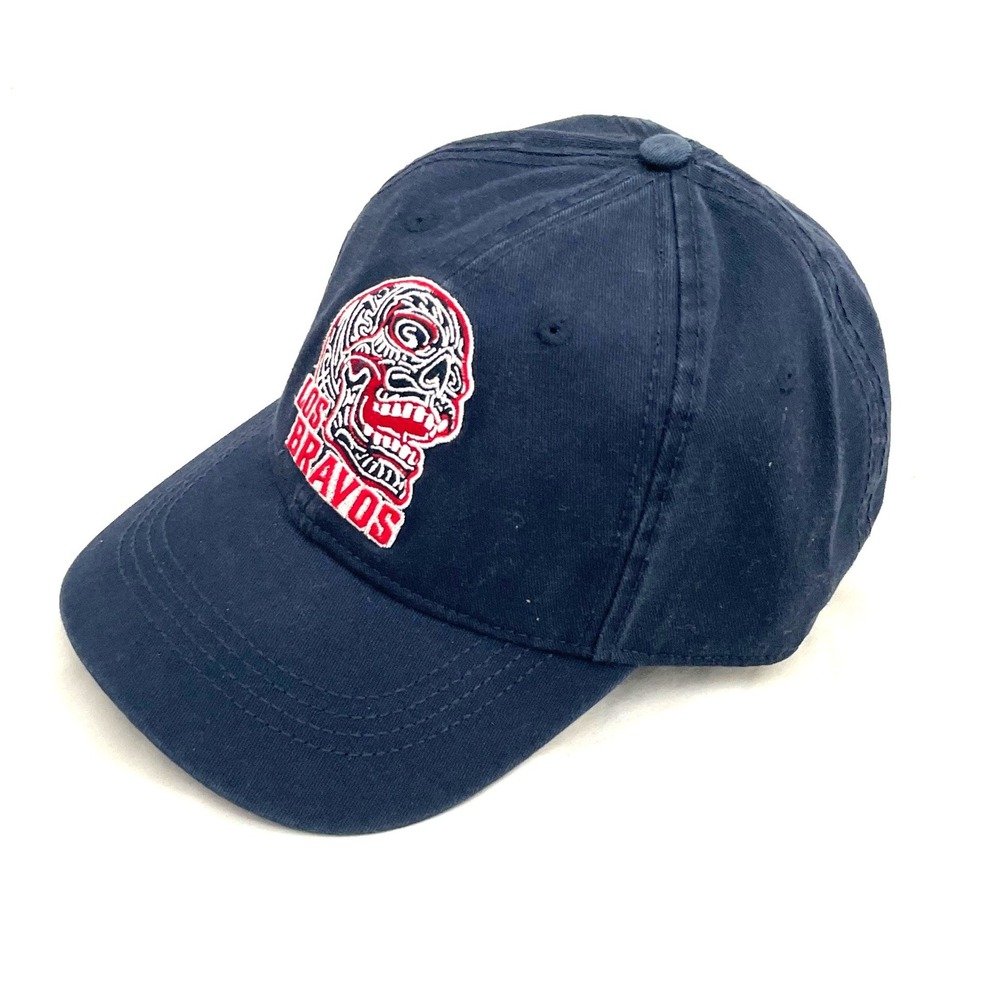 Atlanta Braves Los Bravos Sugar Skull Baseball Cap Terrapin Beer Co Hat OS Navy